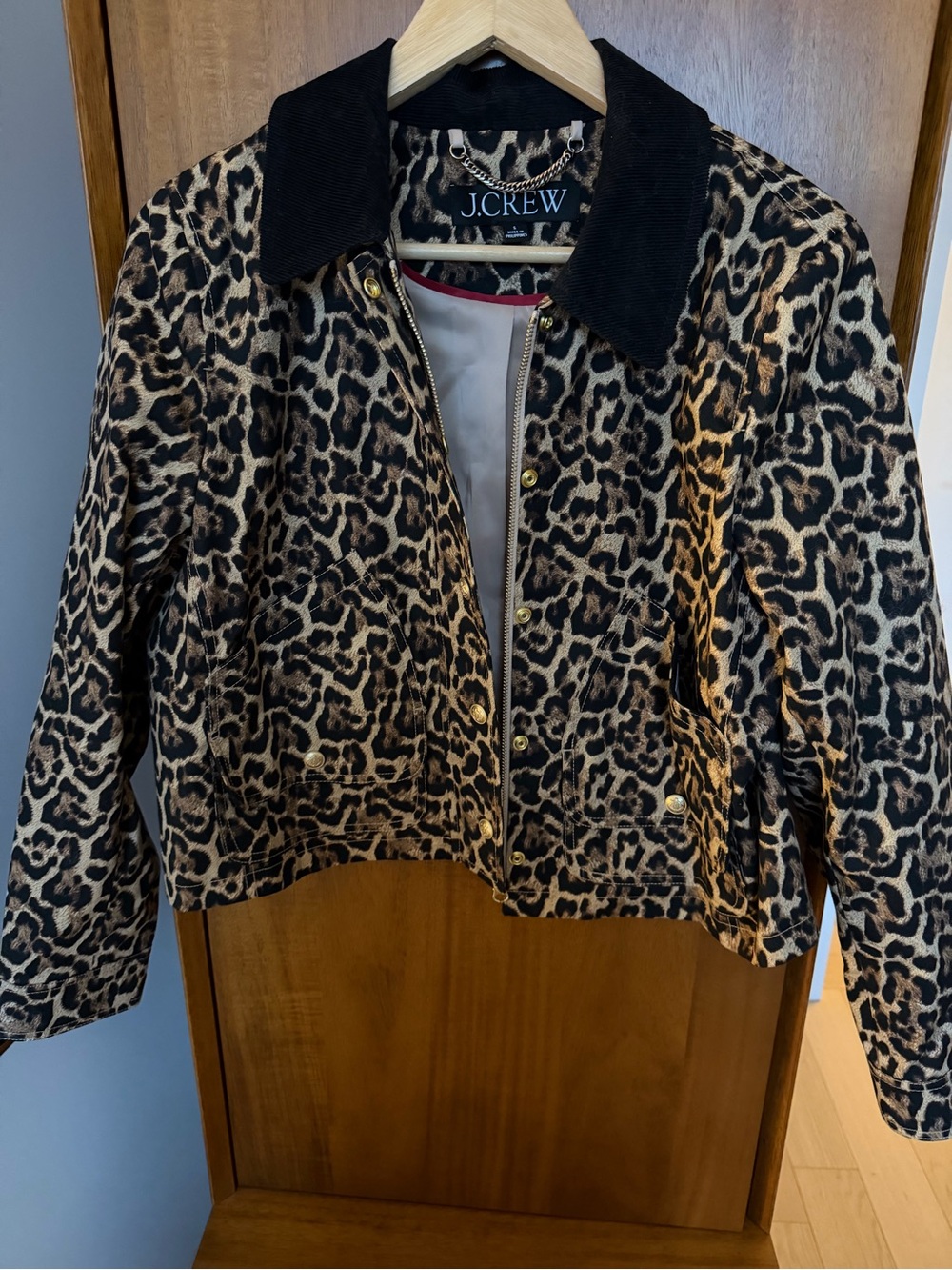 J. Crew Leopard Print Jacket